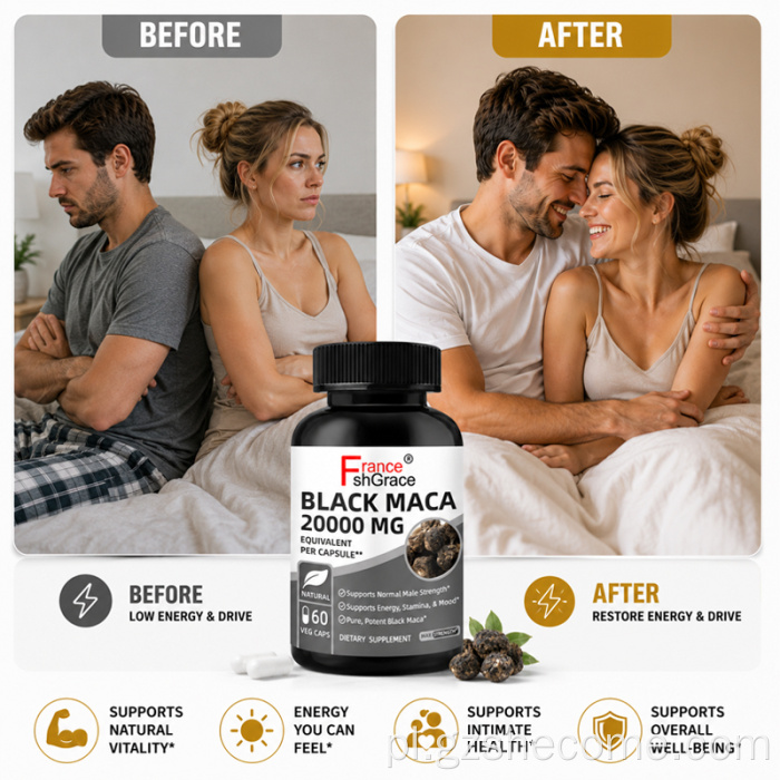 Shecome Black Maca Capsules 20000mg Tabletki na powiększenie penisa
